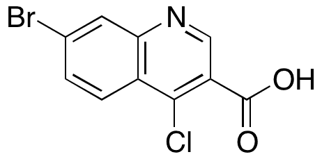 7-Bromo-4-chloro-3-quinolinecarboxylic Acid - Chemical structure and product image