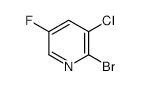 2-Bromo-3-chloro-5-fluoropyridine - Chemical structure and product image