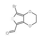 7-Bromo-2,3-dihydrothieno[3,4-b][1,4]dioxine-5-carbaldehyde - Chemical structure and product image