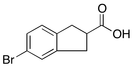 5-Bromoindan-2-carboxylic Acid - Chemical structure and product image