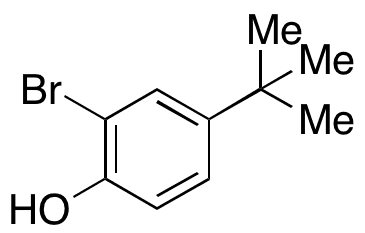 2-Bromo-4-tert-butylphenol - Chemical structure and product image