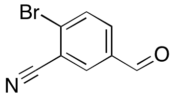 2-â€‹Bromo-â€‹5-â€‹formylbenzonitrile - Chemical structure and product image