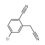 5-Bromo-2-cyanobenzeneacetonitrile - Chemical structure and product image