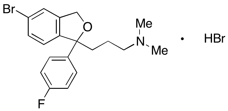 5-Bromodescyano Citalopram Hydrobromide - Chemical structure and product image
