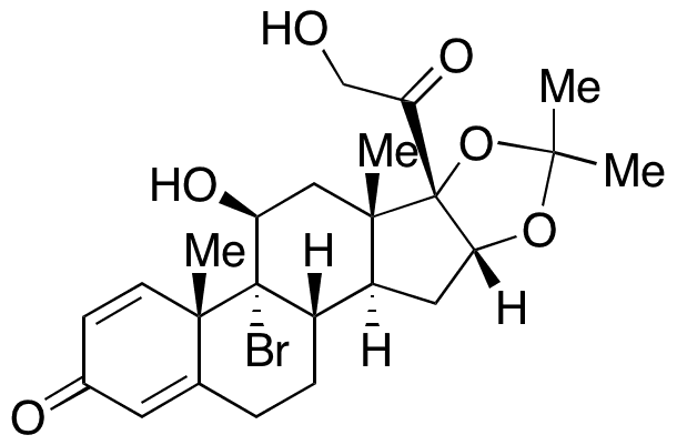 9alpha-Bromodesonide - Chemical structure and product image
