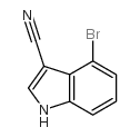 4-Bromo-3-cyanoindole - Chemical structure and product image