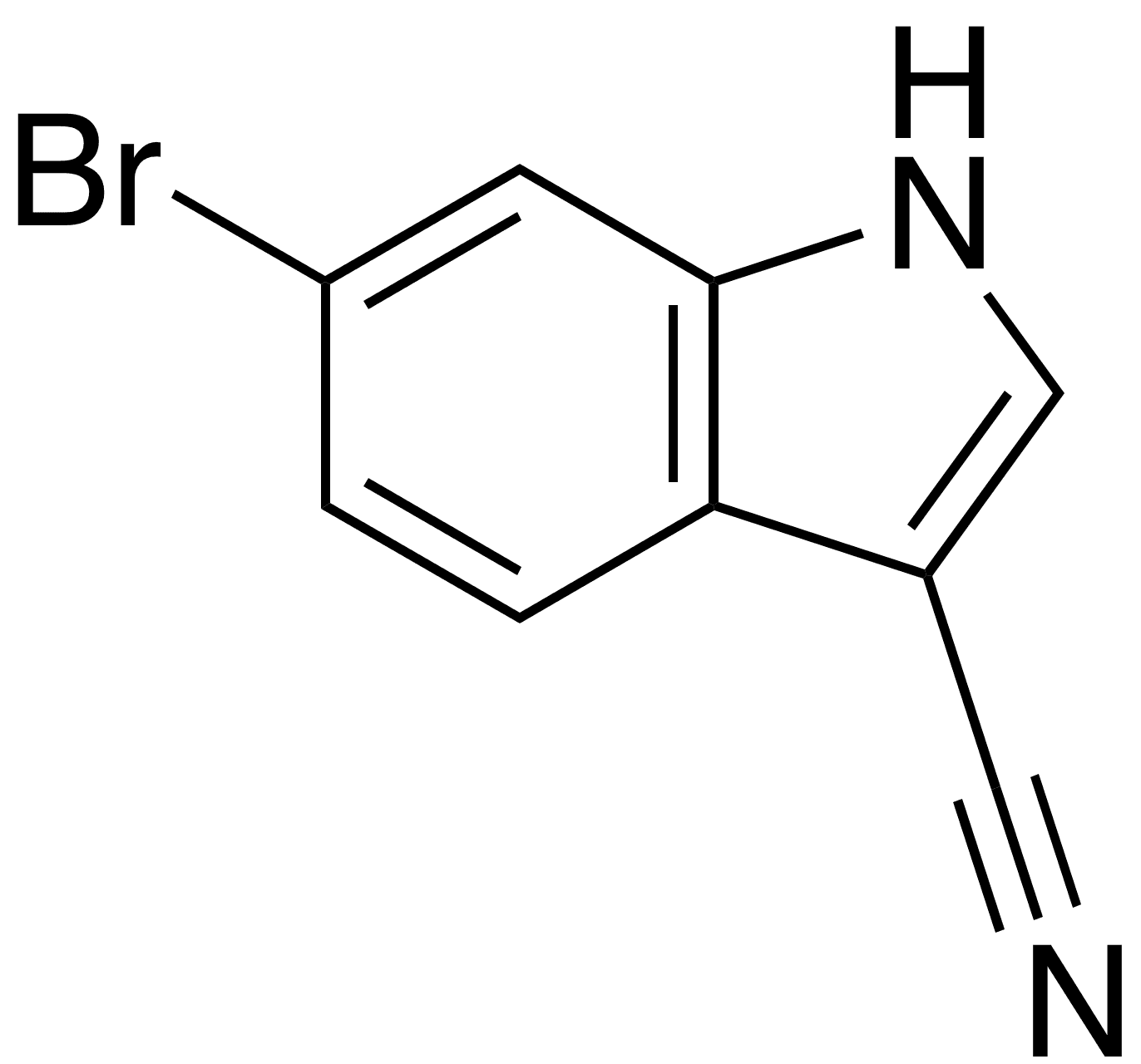 6-Bromo-3-cyanoindole - Chemical structure and product image