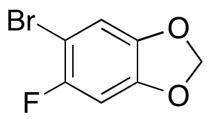 5-Bromo-6-fluoro-1,3-benzodioxole - Chemical structure and product image