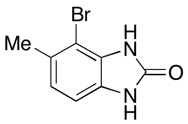 4-Bromo-1,3-dihydro-5-methyl-2H-benzimidazol-2-one - Chemical structure and product image