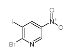 2-Bromo-3-iodo-5-nitropyridine - Chemical structure and product image
