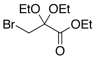 3-Bromo-2,2-diethoxy-propanoic Acid Ethyl Ester - Chemical structure and product image