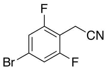 4-Bromo-2,6-difluorophenylacetonitrile - Chemical structure and product image