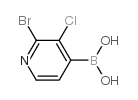 2-Bromo-3-chloropyridine-4-boronic Acid - Chemical structure and product image