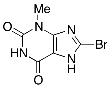 8-Bromo-3,9-dihydro-3-methyl-1H-purine-2,6-dione - Chemical structure and product image