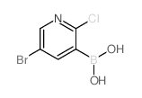 5-Bromo-2-chloropyridine-3-boronic Acid - Chemical structure and product image