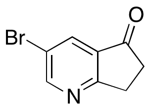 3-Bromo-6,7-dihydro-5H-cyclopenta[b]pyridin-5-one - Chemical structure and product image