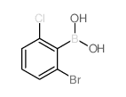 2-Bromo-6-chlorophenylboronic Acid - Chemical structure and product image