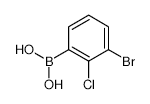 3-Bromo-2-chlorophenylboronic acid - Chemical structure and product image