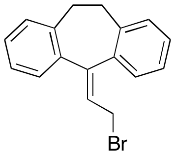 5-(2-Bromoethylidene)-10,11-dihydro-5H-dibenzo[a,d]cycloheptene - Chemical structure and product image
