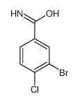 3-Bromo-4-chlorobenzamide - Chemical structure and product image
