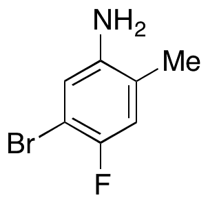 5-Bromo-4-fluoro-2-methylaniline - Chemical structure and product image