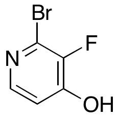2-Bromo-3-fluoro-4-hydroxypyridine - Chemical structure and product image