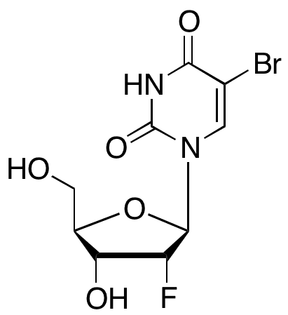 5-Bromo-2-deoxy-2-fluorouridine - Chemical structure and product image