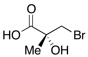 (2R)-3-Bromo-2-hydroxy-2-methylpropionic Acid - Chemical structure and product image