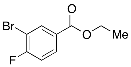 3-Bromo-4-fluoro-benzoic Acid Ethyl Ester - Chemical structure and product image