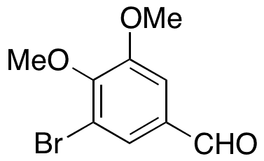 3-Bromo-4,5-dimethoxybenzaldehyde - Chemical structure and product image