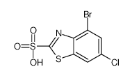 4-Bromo-6-chlorobenzo[d]thiazole-2-sulfonic acid - Chemical structure and product image