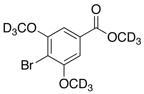 (4-Bromo-3,5-dimethoxyphenyl)benzoic Acid-d9 Methyl Ester - Chemical structure and product image