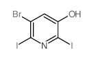 5-Bromo-2,6-diiodopyridin-3-ol - Chemical structure and product image