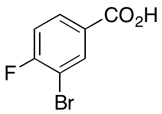 3-Bromo-4-fluorobenzoic Acid - Chemical structure and product image