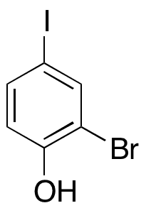 2-Bromo-4-iodophenol - Chemical structure and product image