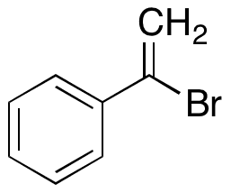 alpha-Bromostyrene (~90%, ~1% Hydroquinone as stabilizer) - Chemical structure and product image