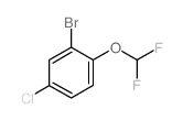 2-Bromo-4-chloro-1-(difluoromethoxy)benzene - Chemical structure and product image