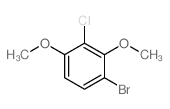 1-Bromo-3-chloro-2,4-dimethoxybenzene - Chemical structure and product image