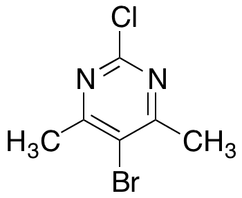 5-Bromo-2-chloro-4,6-dimethylpyrimidine - Chemical structure and product image