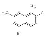 4-Bromo-7-chloro-2,8-dimethylquinoline - Chemical structure and product image