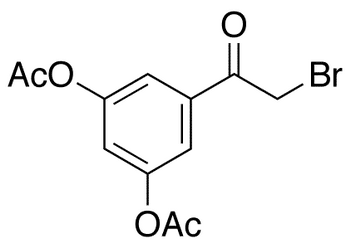 2-Bromo-3,5-diacetyloxyacetphenone - Chemical structure and product image