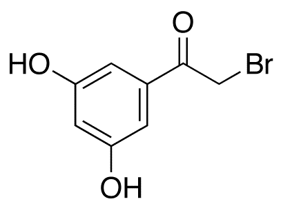 2-Bromo-1-(3,5-dihydroxyphenyl)ethanone - Chemical structure and product image