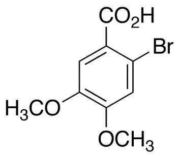 2-Bromo-4,5-dimethoxybenzoic Acid - Chemical structure and product image