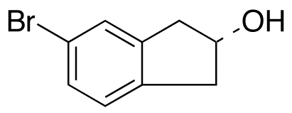 (S)-5-Bromo-2,3-dihydro-1H-inden-2-ol - Chemical structure and product image