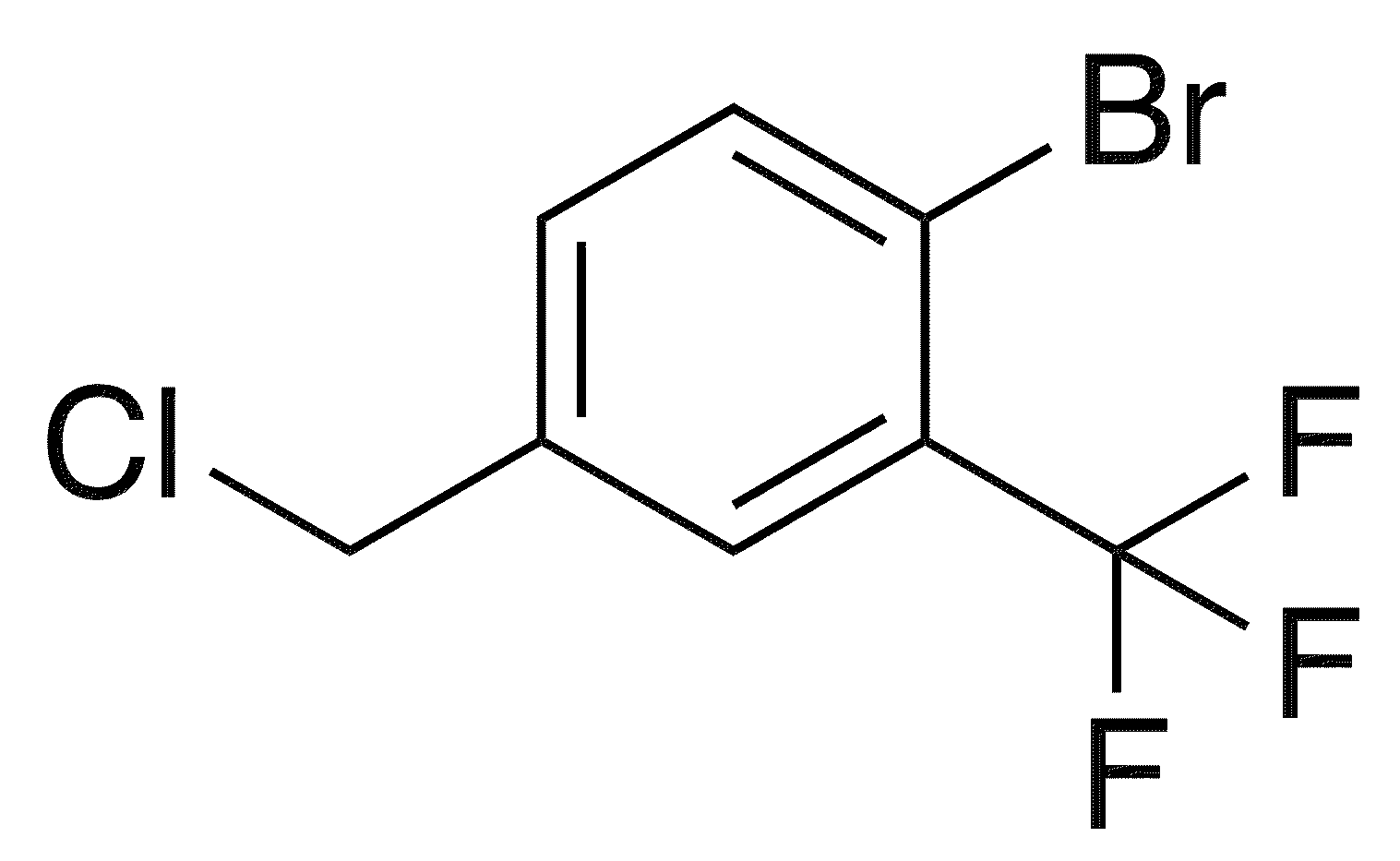 1-Bromo-4-(chloromethyl)-2-(trifluoromethyl)benzene - Chemical structure and product image