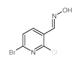 6-Bromo-2-chloronicotinaldehyde oxime - Chemical structure and product image