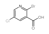 2-Bromo-5-chloronicotinic acid - Chemical structure and product image