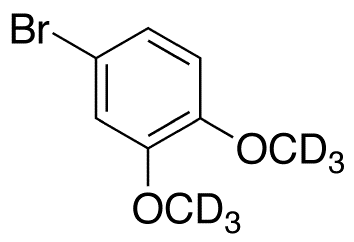 4-Bromo-1,2-dimethoxybenzene-d6 - Chemical structure and product image