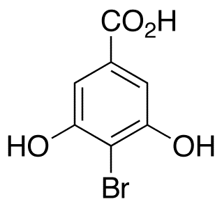 4-Bromo-3,5-dihydroxybenzoic Acid - Chemical structure and product image