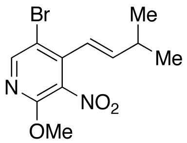 5-Bromo-4-[2-(dimethylamino)ethenyl]-2-methoxy-3-nitropyridine - Chemical structure and product image
